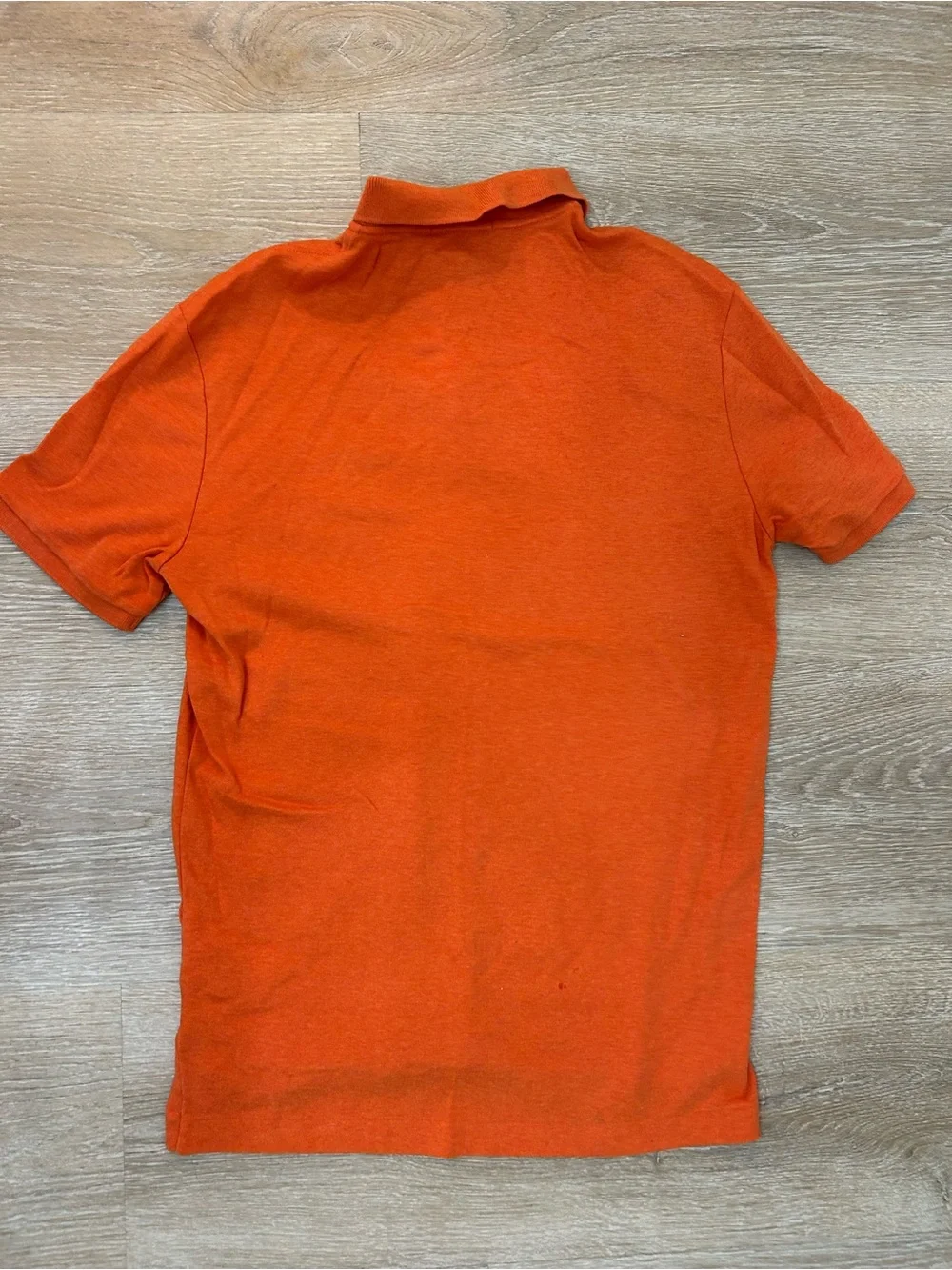 Polo Ralph Lauren Men's Size Small (S) Orange Short Sleeve Pony Logo Polo Shirt